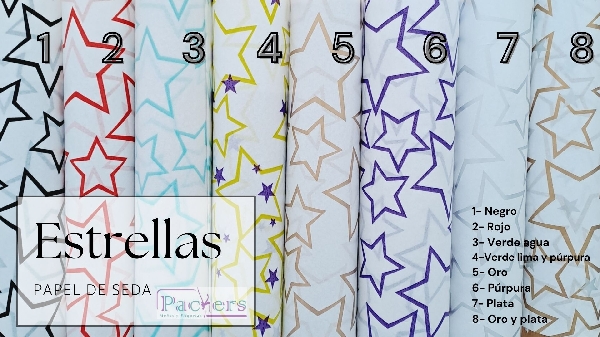 PAPEL SEDA ESTRELLAS