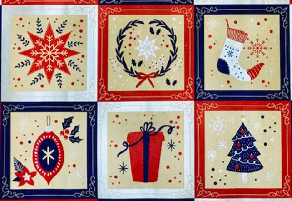 PAPEL DE REGALO KRAFT NAVIDEÑO  AZUL 