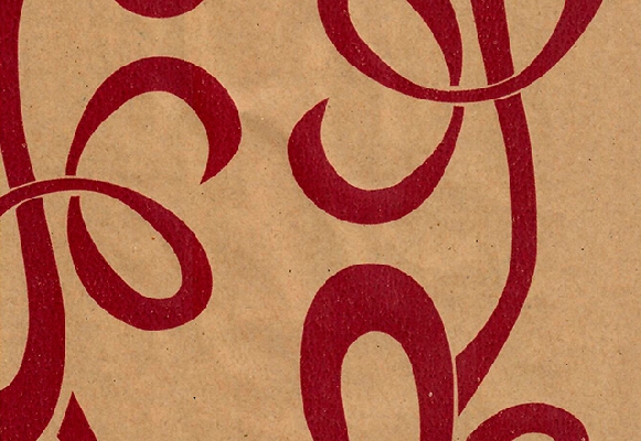 PAPEL DE REGALO KRAFT ENLAZO BORRAVINO